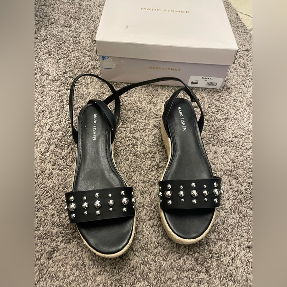 MARC FISHER Joyce Espadrille Platform Sandals - Picture 3 of 9